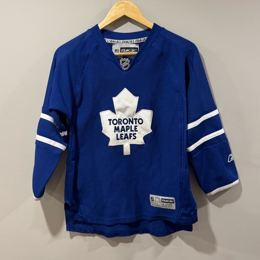 Vintage Reebok Toronto Maple Leafs NHL Hockey Jersey - Youth L/XL